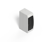 Caja ext. TM 2 bocas c/tapa - Blanca