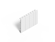 Tapa DIN para 4 polos- Blanca