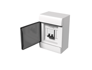 Caja de sobreponer p/ 4 mód. DIN pta fume 