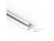Cablecanal Sistelectric 20x10 con tapa abisagrada