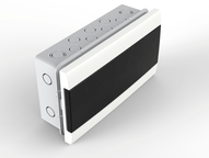 Caja de embutir p/ 16 mód. DIN pta fume
