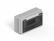 Caja IP65 p/12 polos DIN  - gris