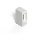 Caja ext. TM 2 bocas s/tapa - Blanca