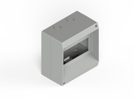 Caja ext. TM 8 bocas s/tapa - Blanca
