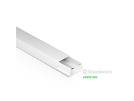 Cablecanal Sistelectric 20x10 con retenedor  